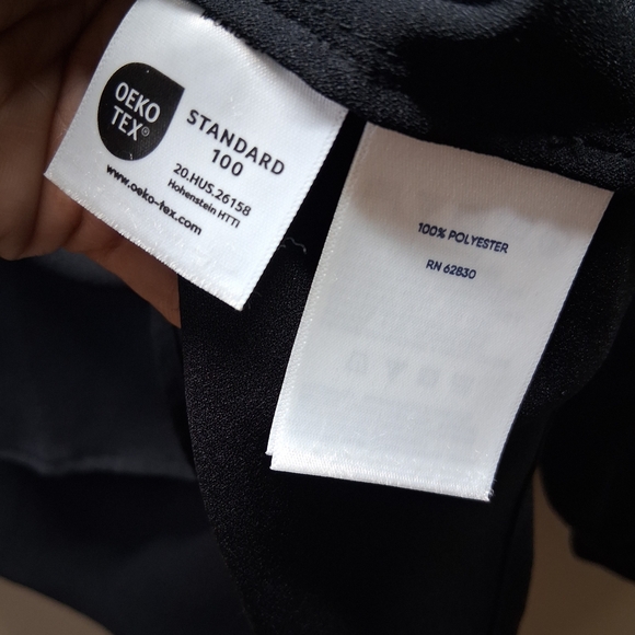 Lands' End Classic Black Blouse - Picture 9 of 9